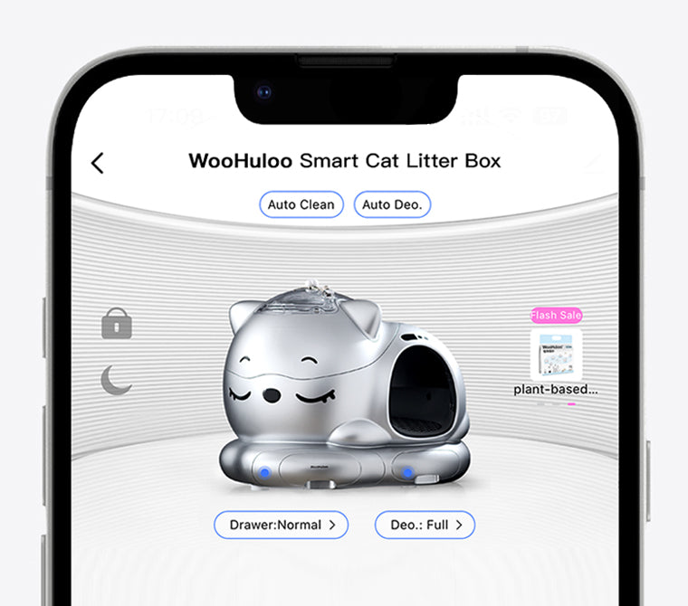WooHuloo Smart Cat Litter Box