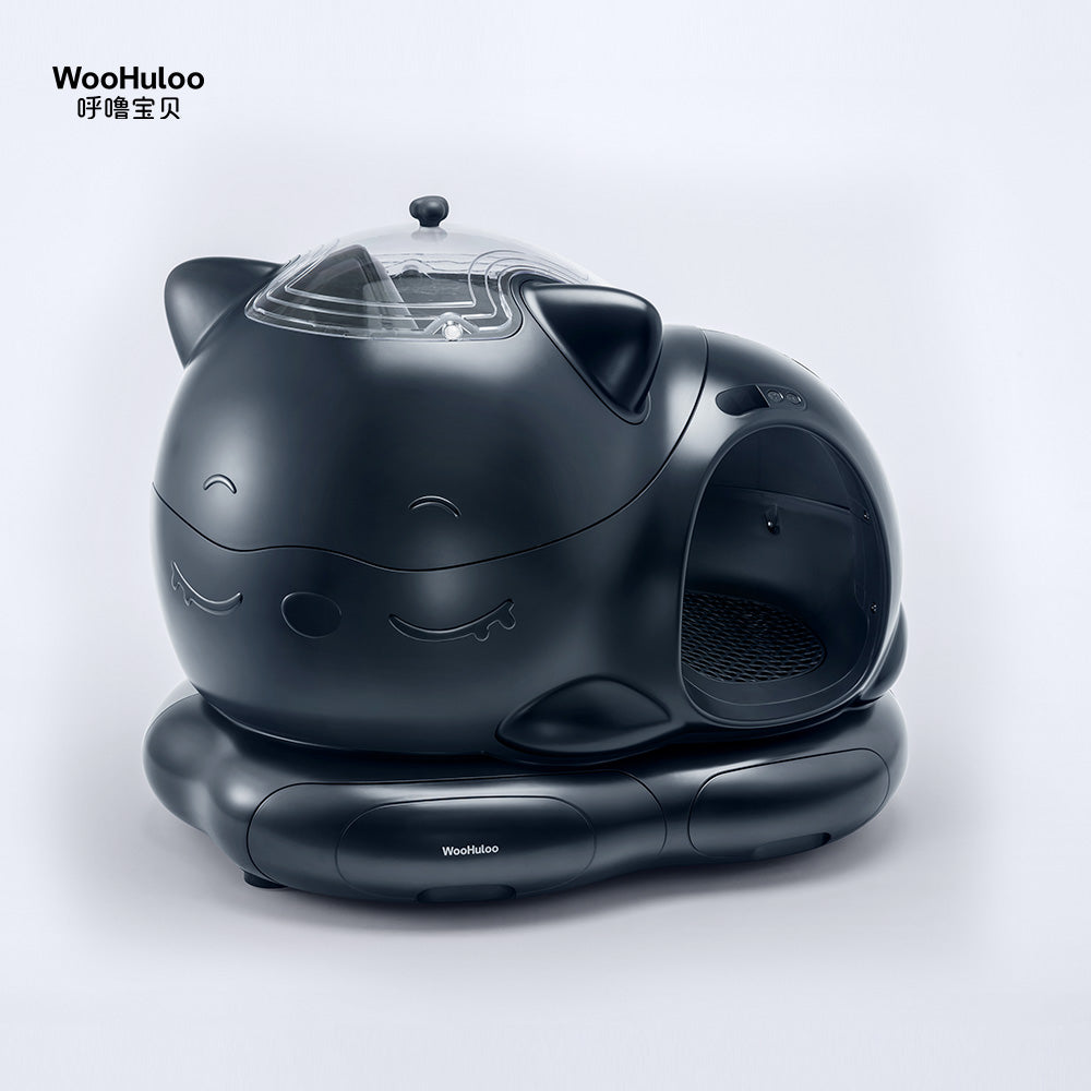 Woohuloo Smart cat litter box - Black