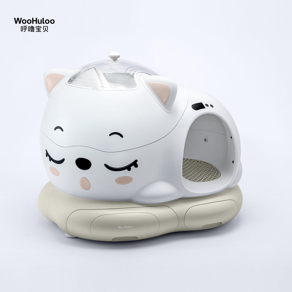 Woohuloo Smart cat litter box - White