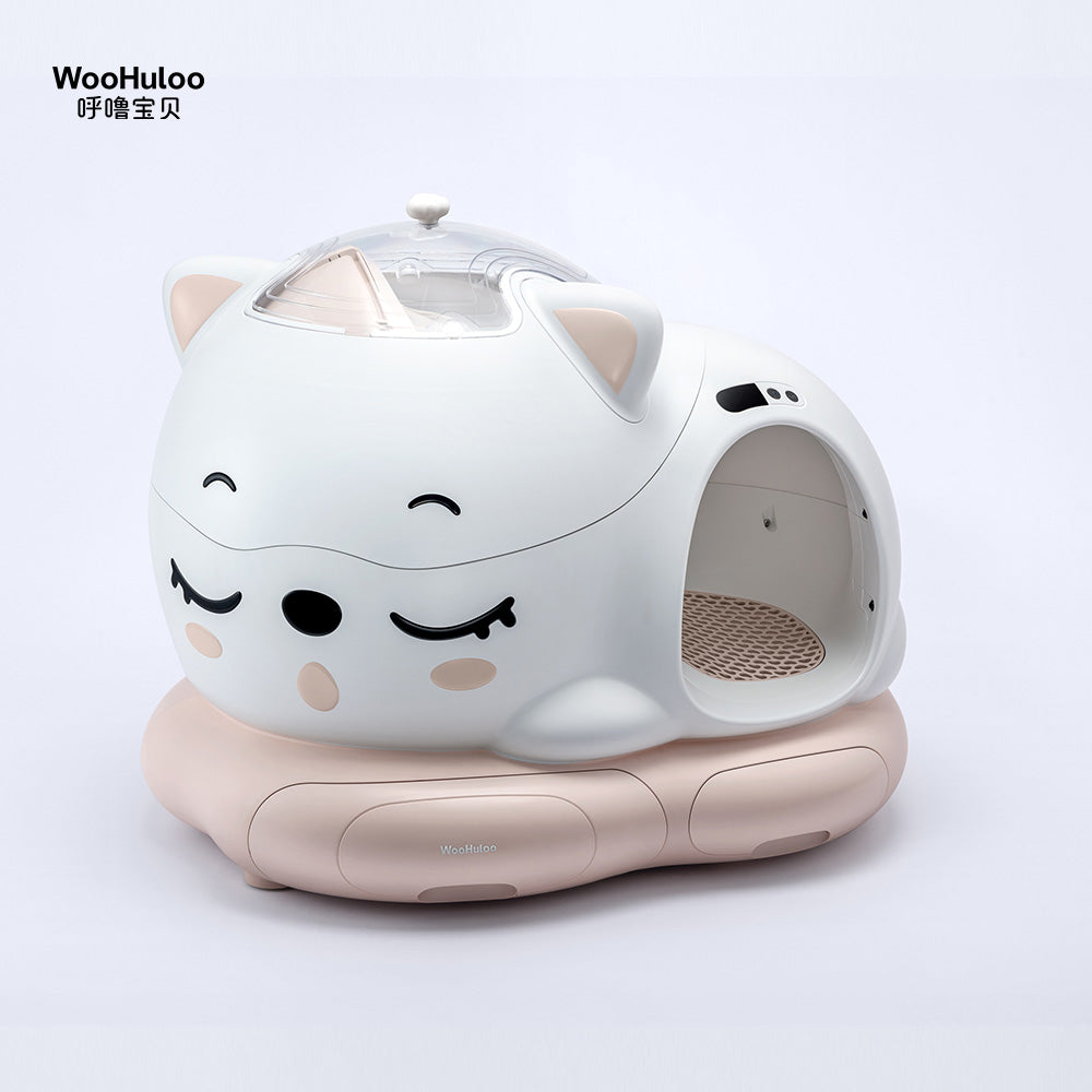 Woohuloo Smart cat litter box - Milk Tea