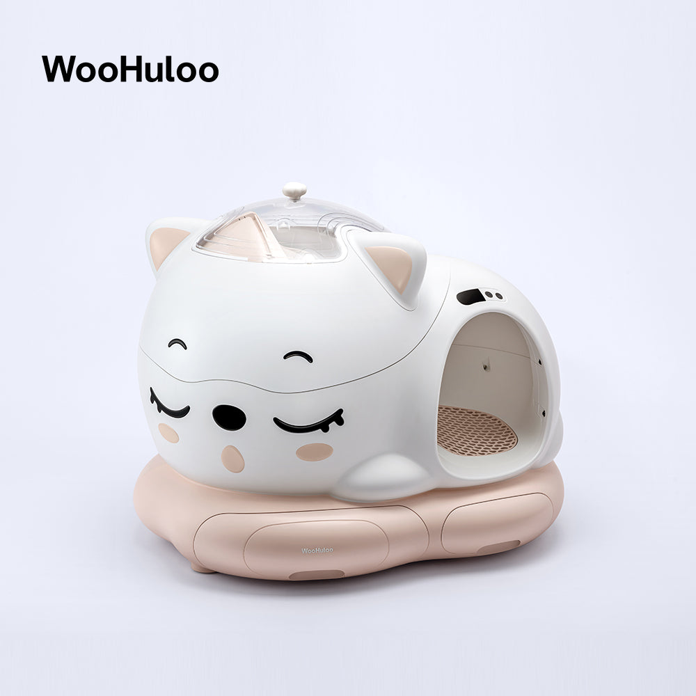 Woohuloo Smart cat litter box - Milk Tea